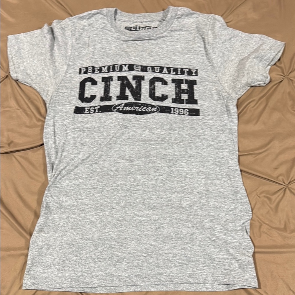 Cinch Heather Gray Premium Tee